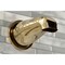 Kingston Brass Tub and Shower Faucet, Polished Brass, Wall Mount KBX8132ZX - alternate 5